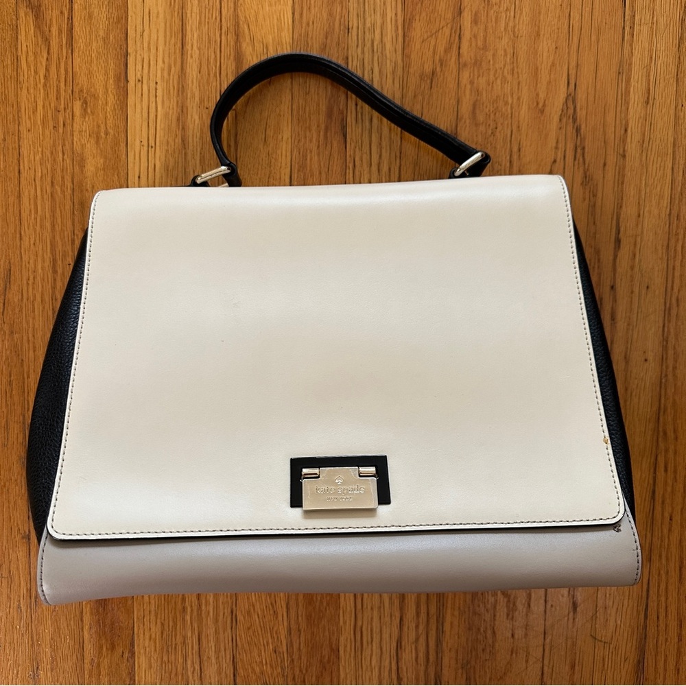 Kate Spade Black and White Satchel